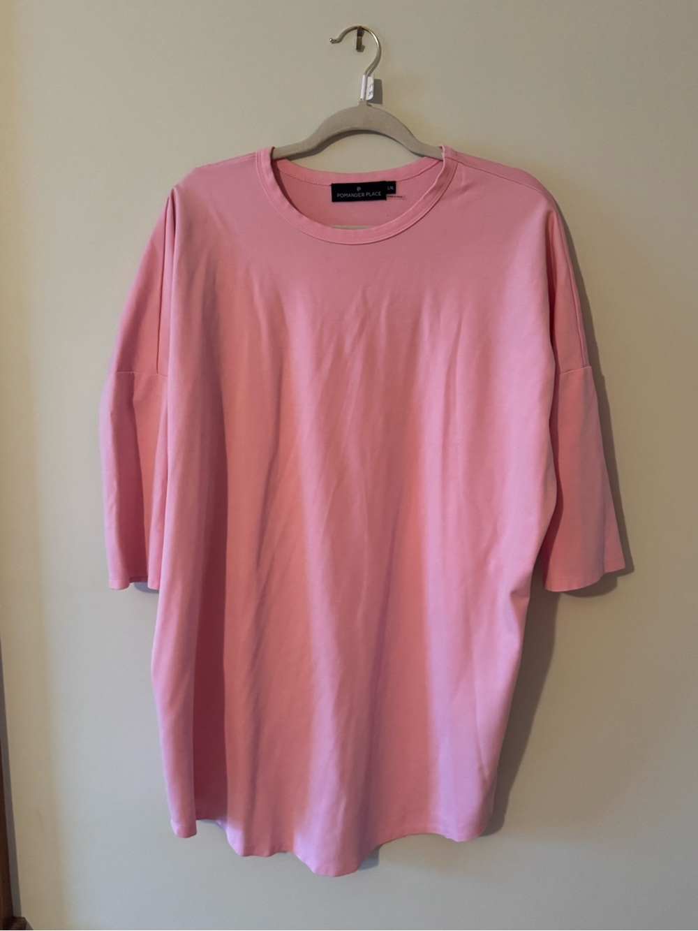 Tuckernuck Pomander Place Pink Oversized Shirt Dress - Picture 3 of 8